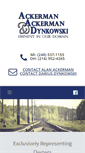 Mobile Screenshot of ackerman-ackerman.com